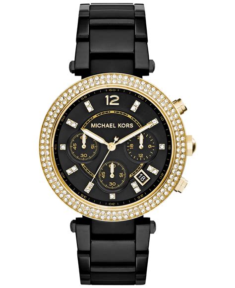 michael kors women watch set|Michael Kors black watches women.